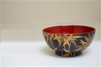 木胎圓形黑漆地平蒔繪蓋椀藏品圖，第15張